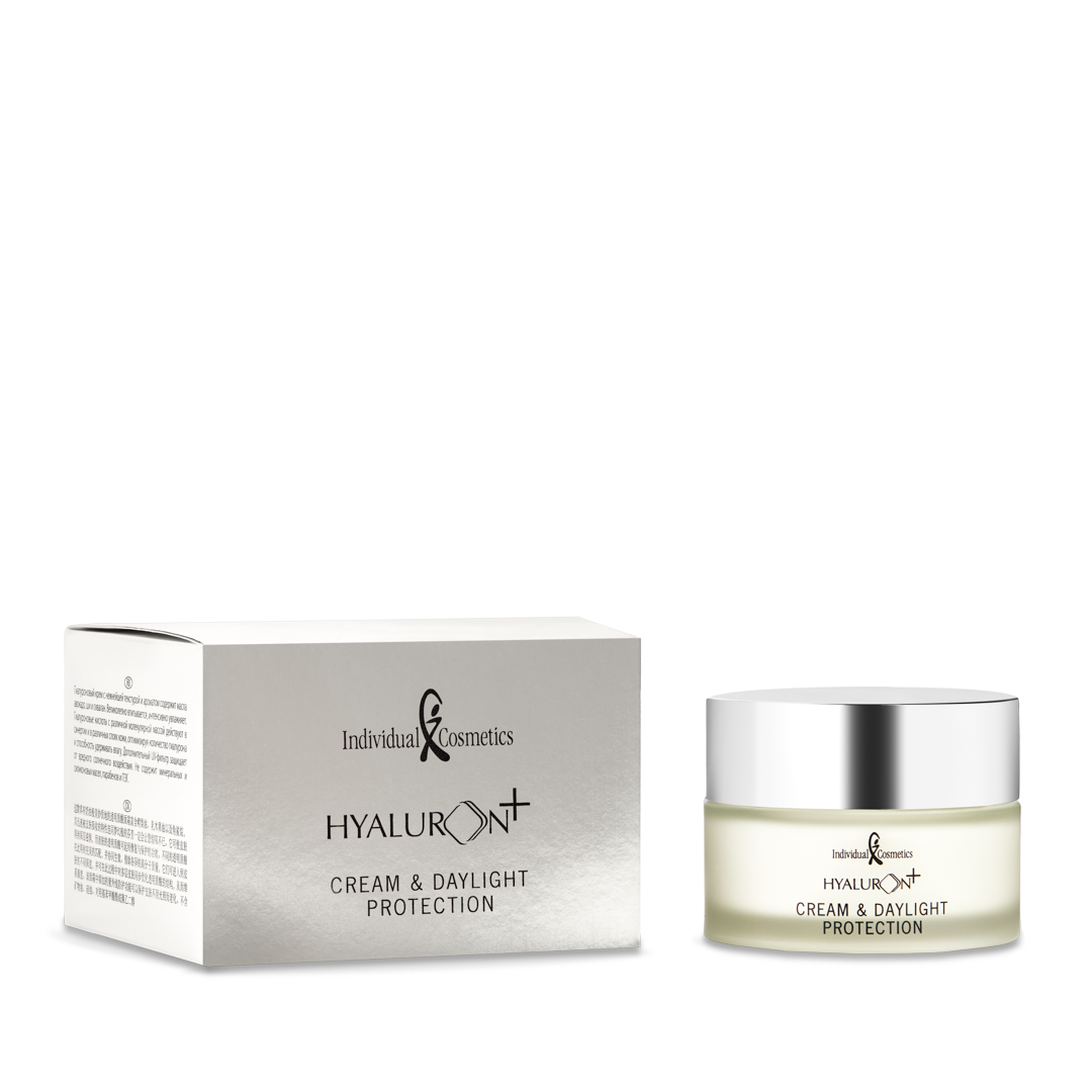 HYALURON+ Cream & Daylight Protection SPF 10 – Moisturizing Day Cream with Hyaluronic Acid and Sun Protection
